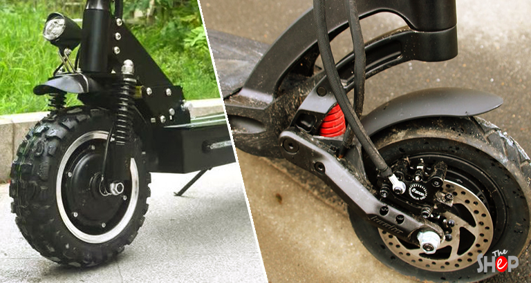 Different Types of Electric Scooters Suspensions