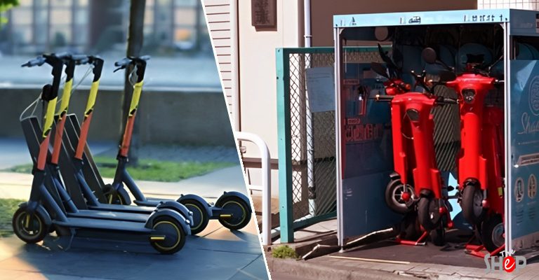 How to store electric scooter