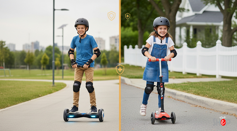 Electric Hoverboards vs Kick Scooters