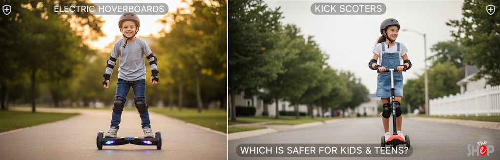 Electric Hoverboards vs Kick Scooters