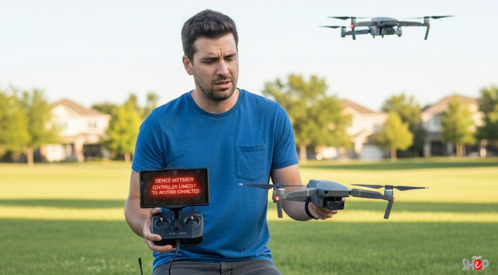 Controller Linked to Another Drone