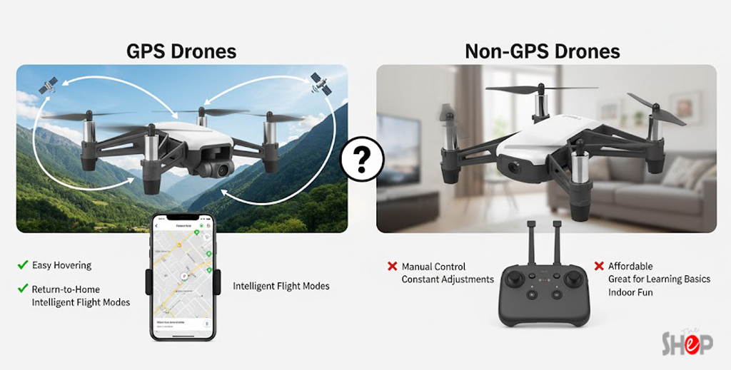 GPS vs Non-GPS Drones
