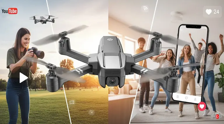 Camera Drones for YouTube & TikTok