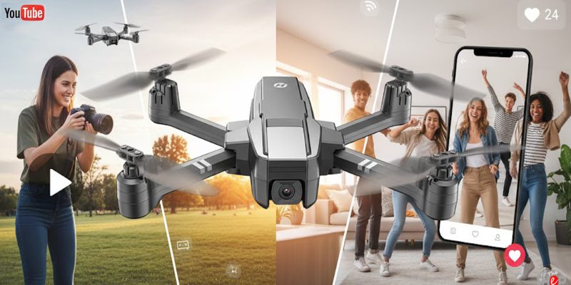 Camera Drones for YouTube & TikTok